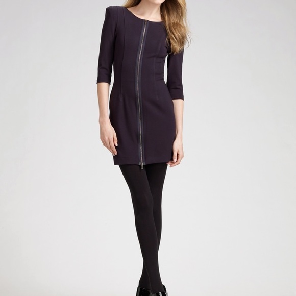 Theory Susan Classical Zip Front Dress - Picture 4 of 6